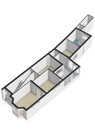 Plattegrond - Norbertijnenstraat 98, 6166 AL Geleen - Norbertijnenstraat 98 Geleen - Begane grond 3D.jpg